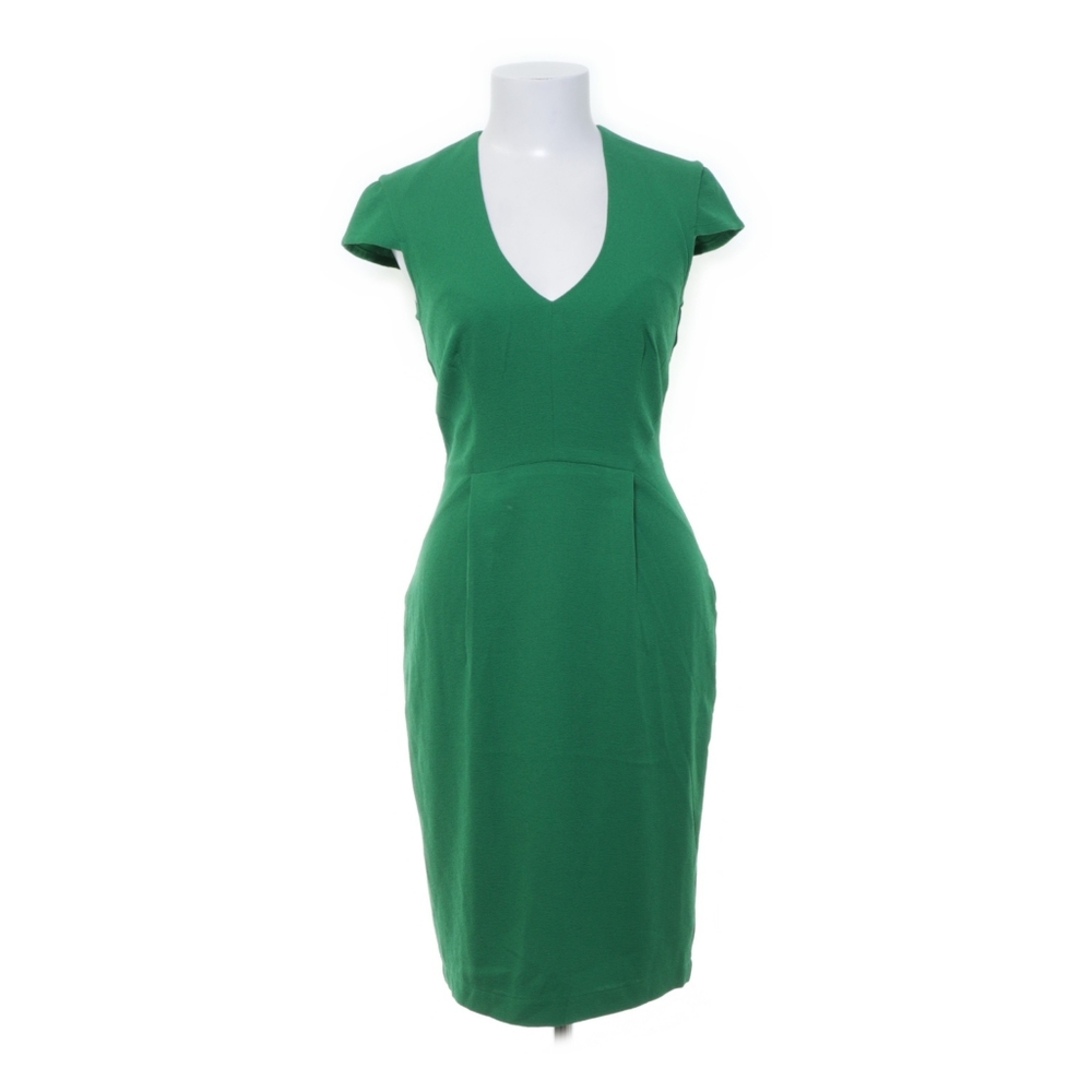 EUC H&M emerald green fitted dress size 8